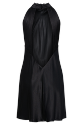 Claire A Line Mini Dress - Black